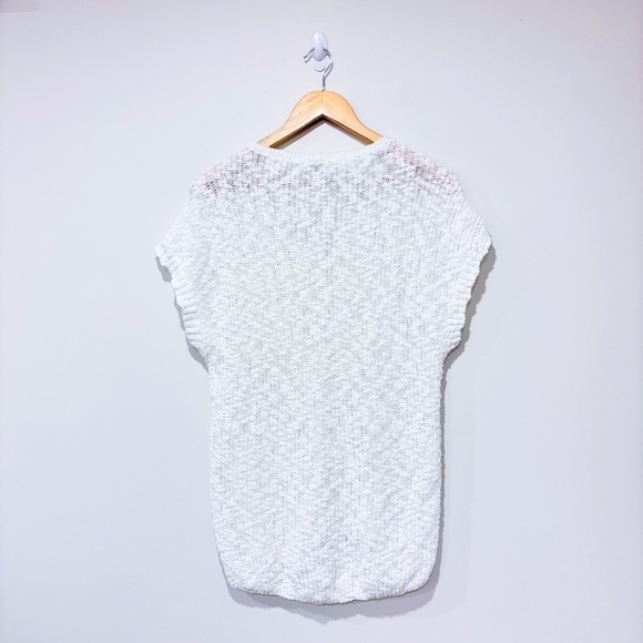 TRISTAN White knit top - Picture 2 of 6